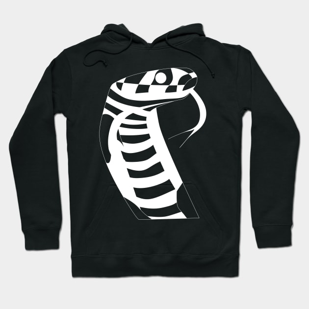 light white serpent snake ecopop Hoodie by jorge_lebeau